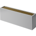 Isoterm напольный конвектор Коралл НКПОН 05-25.210 (4699 Вт), нижнее, решетка алюм