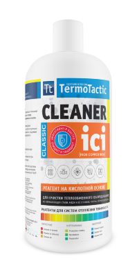 Реагент для промывки теплообменников и систем отопления TermoTactic Cleaner ici classic 1л.