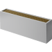 Isoterm напольный конвектор Коралл НКД 05-08. 60 (699 Вт), боковое, решетка алюм