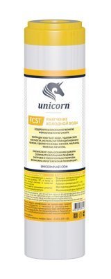 Картридж умягчения воды с ионообменной смолой Unicorn FCST10 Slim Line (умягчающий)