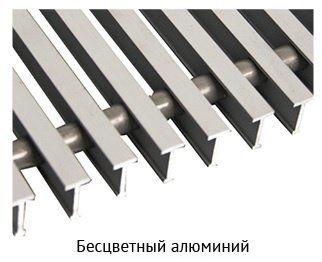 ConLux Решетка рулонная RA.200.1000 алюм, серебро