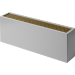 Isoterm напольный конвектор Коралл НКПОН 05-25.190 (4199 Вт), нижнее, решетка алюм