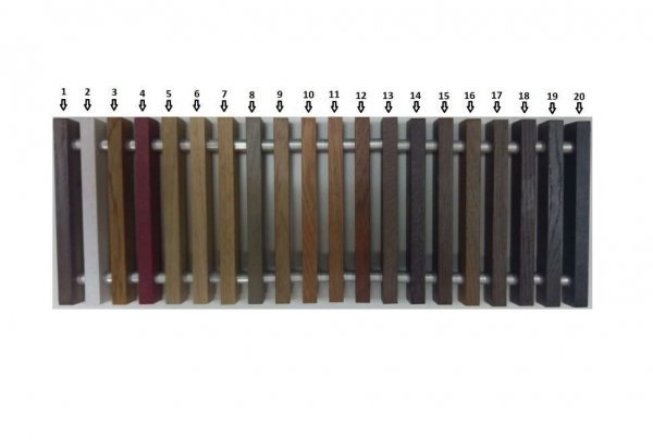 Helios Решетка рулонная GRW.340.4500 S (h18/s09) дерево, Standart